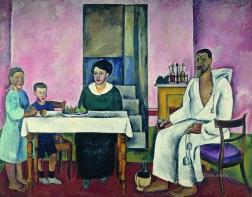 家族の肖像画 シエナ 1912年 ペトル・ペトロヴィッチ・コンチャロフスキー Oil Paintings